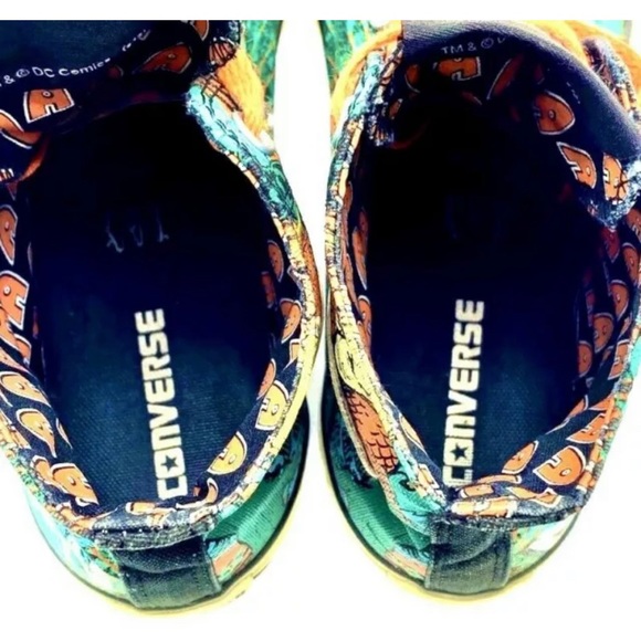 RARE Converse All Star Chuck Taylor Aquaman DC Shoes Men's size 9 Women's 11 - Picture 11 of 12